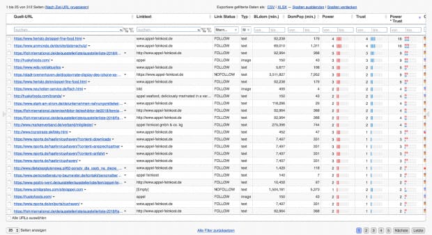 Здесь вы можете   в Linkresearchtools запросить количество ваших обратных ссылок бесплатно   ,